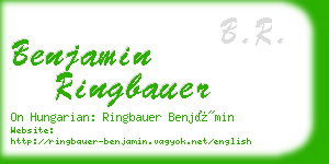 benjamin ringbauer business card